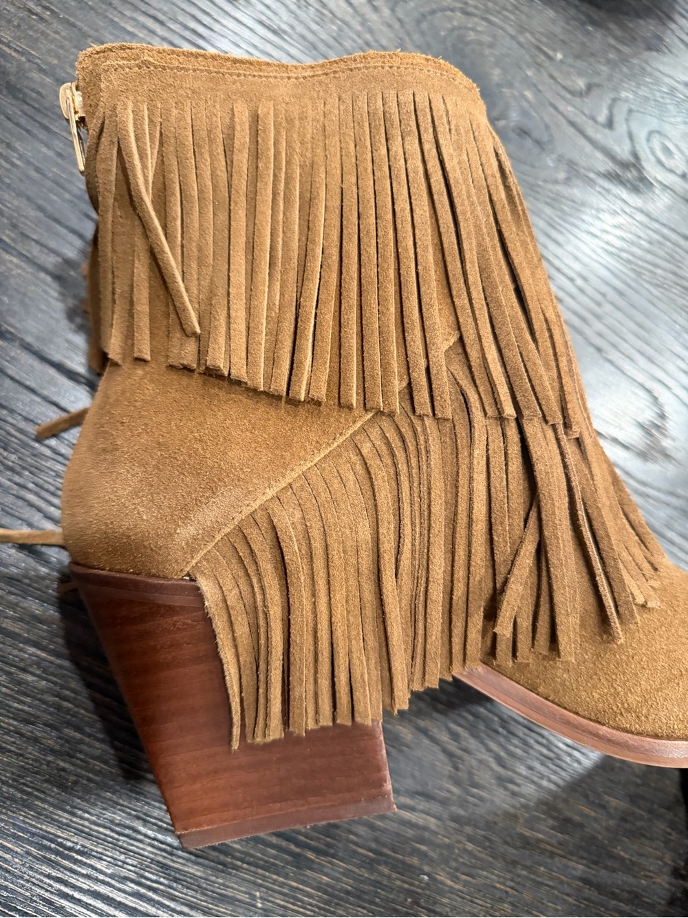 Dolce Vita torey booties chestnut suede size 9 - Picture 8 of 13